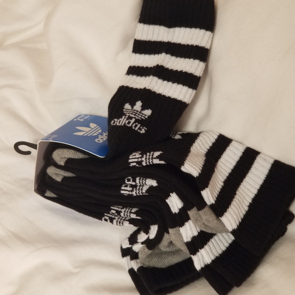 Adidas socks 3 pairs